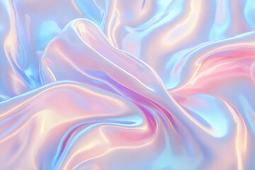 Aufkleber - Satin fabric flowing abstract background