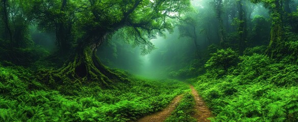 Wall Mural - Enchanted Forest Path