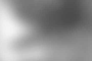 Poster - Abstract black gray gradient wall blur background empty room with bright white light blank studio for modern template banner graphic creative art design, black and white backdrop texture wallpaper