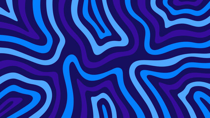 Sticker - blue abstract background waves pattern