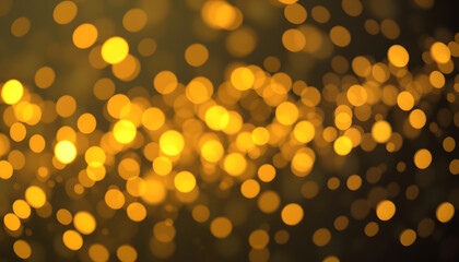 Wall Mural - Little gold bokeh texture with sparkling particles for  festive , christmas , party, winter y  holiday etc magic abstract background isolated with white highlights, png