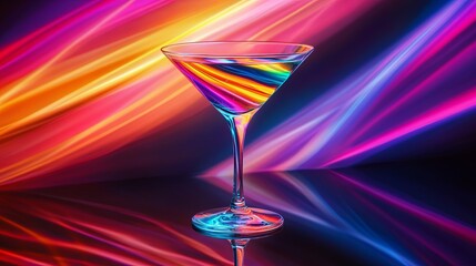 Canvas Print - Futuristic Martini Glass