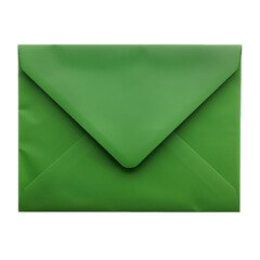 Poster - Green envelope lying with flap closed ready for mailing