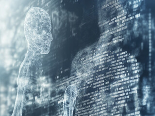 Poster - Medical human body hologram