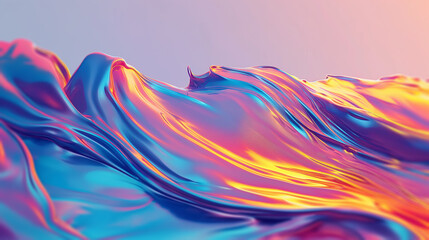Poster - Abstract creative background created with oil paint strokes. Frigid and vibrant colors, concept of creativity and inspiration. Blurry sides