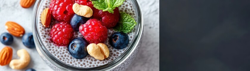 Canvas Print - Vibrant Superfood Bowl: A Healthy and Delicious Delight