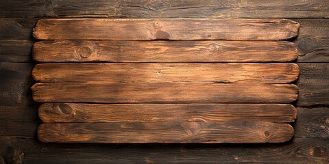 A rustic wooden texture featuring dark, rich grains and knots, ideal for backgrounds or design elements in various projects.