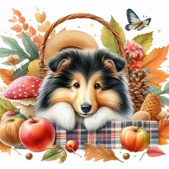 Wall Mural - Collie