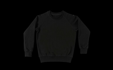 Black Sweatshirt Mockup on Light Background