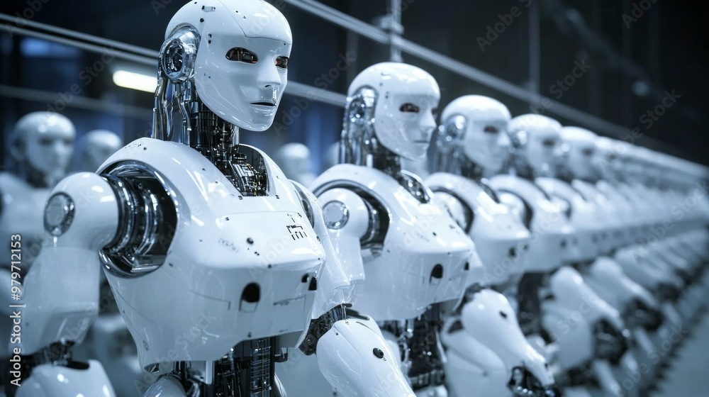 Collaborative Robotics in Manufacturing, showcasing the synergy of ...