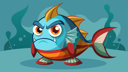 Suspicious Fish Character