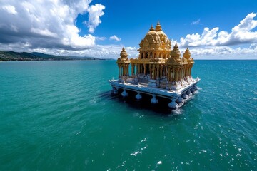 Trinidad and Tobago's historic Temple in the Sea, a Hindu temple built entirely in the ocean