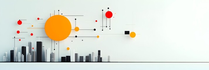 Poster - Clean Geometric Shapes for Financial Reporting and Cover Designs