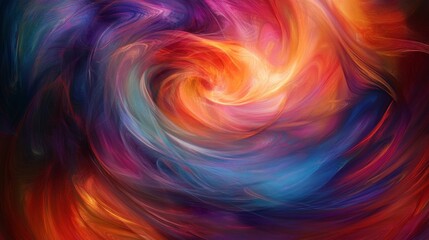 Poster - An abstract background featuring swirling colors and shapes, symbolizing the fluid and dynamic nature of creative thinking and conceptualization.