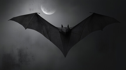 Wall Mural - Bat and moon