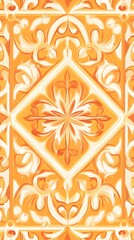 Wall Mural - Flowers, Florals, Leaves, Shapes, Waves, Fruits, Yellow and Orange, Abstract Image, Texture, Pattern Background, Wallpaper, Cover and Screen for Smartphone, PC, Laptop, 9:16 and 16:9 Format