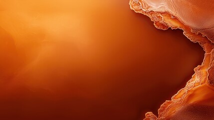 Poster - A stunning abstract background in warm orange tones, showcasing fluid lines and organic forms that evoke creativity and warmth.