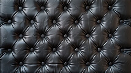 Wall Mural - Background of black leather like texture