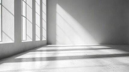 Poster - Neutral white background with a soft glow, designed for minimalist projects or modern product presentations.