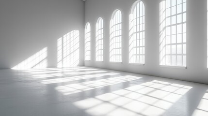 Poster - Plain white backdrop with minimal distractions, designed for clean visuals and ample space for copy or products.