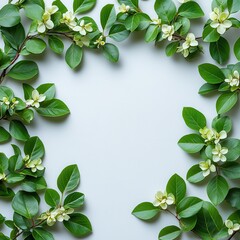 Poster - White Background with Copy Space