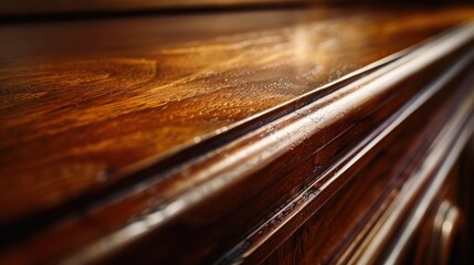 Wall Mural - Close-up of Wood Grain