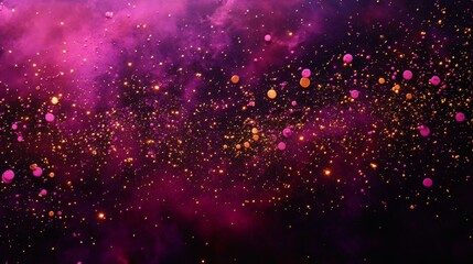 Wall Mural - A vibrant abstract background showcasing a celestial tapestry of stars and dust. The image evokes concepts of cosmic wonder, the vastness of space, the beauty of the universe, and the interconnectedne