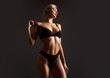 © Volodymyr - Lingerie model. Beautiful young woman posing in lingerie. Perfect female sexy slim fit body, Sexy woman in underwear. Lady in underwear, bra and panties. Sexy natural naked body. Fashion models.