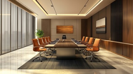 Sticker - Modern Conference Room Interior Design