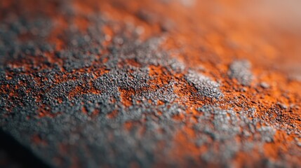 Wall Mural -  A tight shot of a textured surface, with the foreground showcasing a softly blurred representation of that same texture