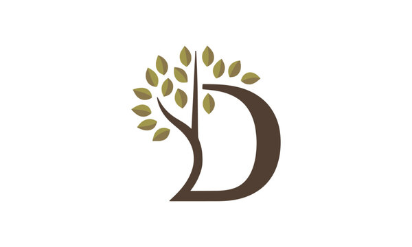 Creative D Letter Logo Design Fully Vectorized Editable.