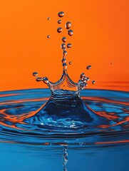 Dynamic Water Drop Splash