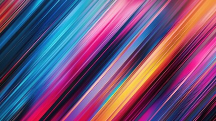 Poster - Abstract design with colorful lines and patterns