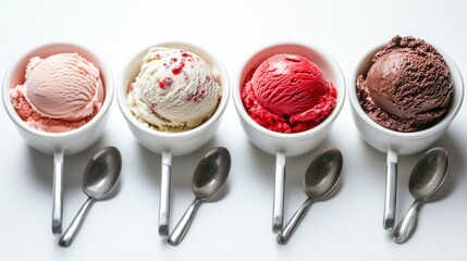 Sticker - Assortment of Ice Cream Flavors