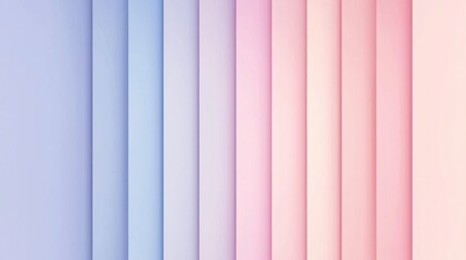 Poster - Minimalist composition featuring smooth color gradient, blending blue and pink shades, creating a calm and relaxing design