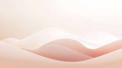 Poster - Gentle curves are creating a sense of tranquility and elegance, making this background perfect for beauty, fashion, or wellness projects