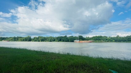 Scenic Landscape of Bangladesh: Stunning View a village side River