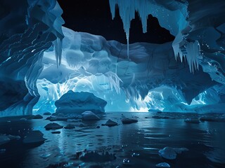 Poster - perito moreno glacier arid region country