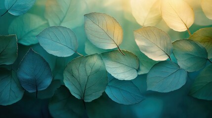 Sticker - Delicate Leaves In Soft Light