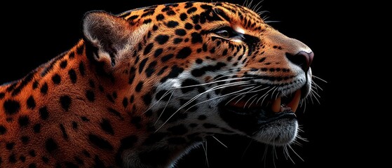 Sticker - Jaguar Portrait - Wild and Powerful