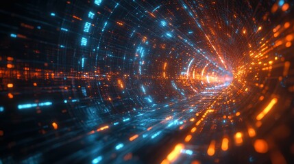 Poster - Quantum Computing Illuminated: Futuristic Long-Exposure Visualization
