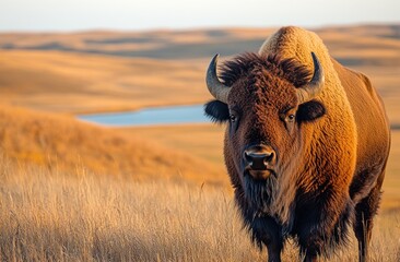 Canvas Print - Bison in the Wild