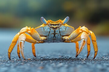 Poster - Close Up of a Yellow Crab