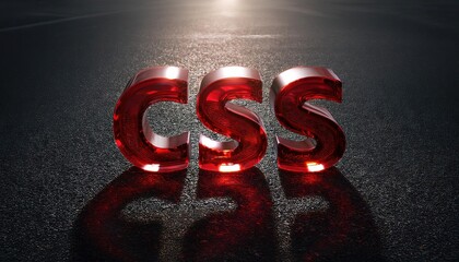 Poster - Stylish 3D Glossy CSS Text Effect