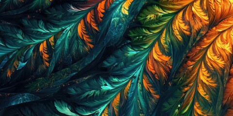 Canvas Print - beautiful abstract foliage image suitable for various art projects