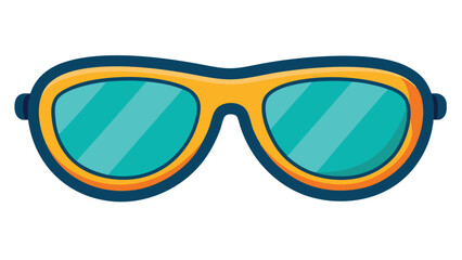 Unique Sunglass icon, vector illustration on white  background.