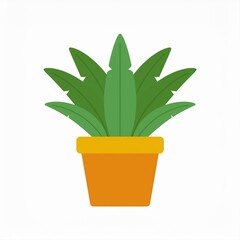 Sticker - plant in a pot illustration houseplant isolated