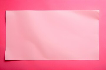 Wall Mural - pink note paper