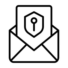 Poster - Secure Email Icon