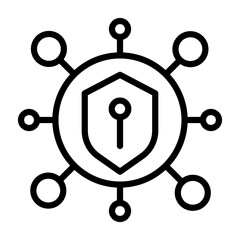 Sticker - Internet Security Icon